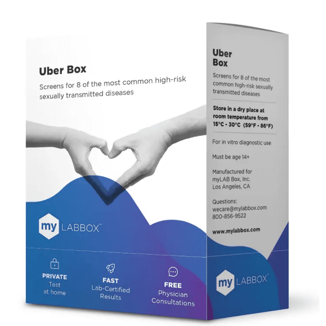 Uber Box – 8 Panel At Home STD Test Kit